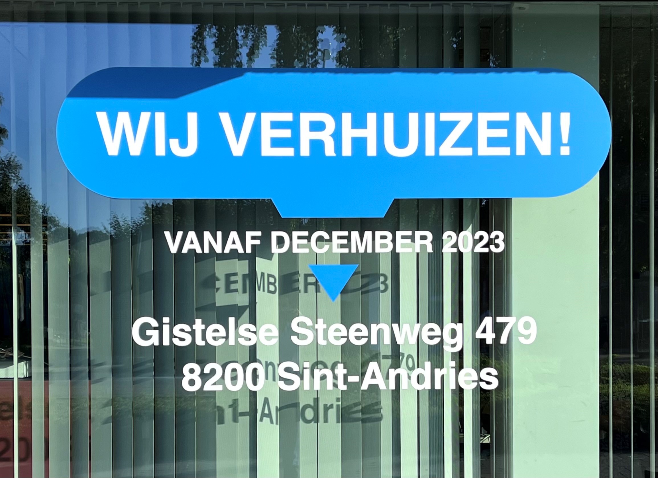 Wij verhuizen!
